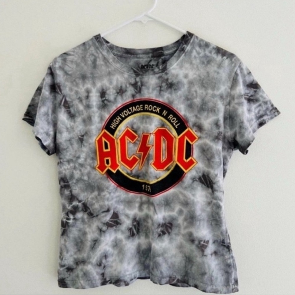 AC/DC High Voltage Tie Dye Tee Large